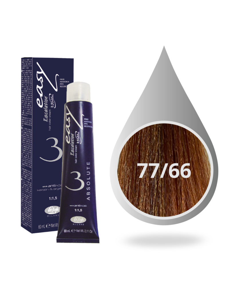 Absolute 77.66  Lisap Absolute 3 verf tube 60ml. Midden Diep Koper