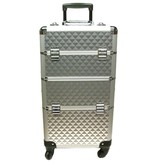 Sibel BeautyCase Trolley Zilver H72xB36xD23