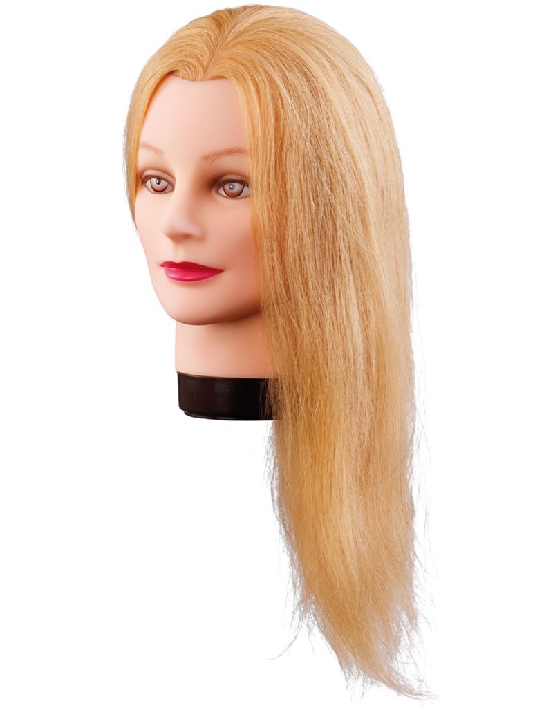 Comair Oefenhoofd.Lilly 40cm Blond 100% Echt Haar