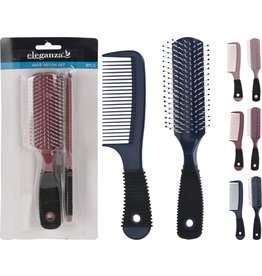 Haarborstel PP 23cm 4 assorti vorm