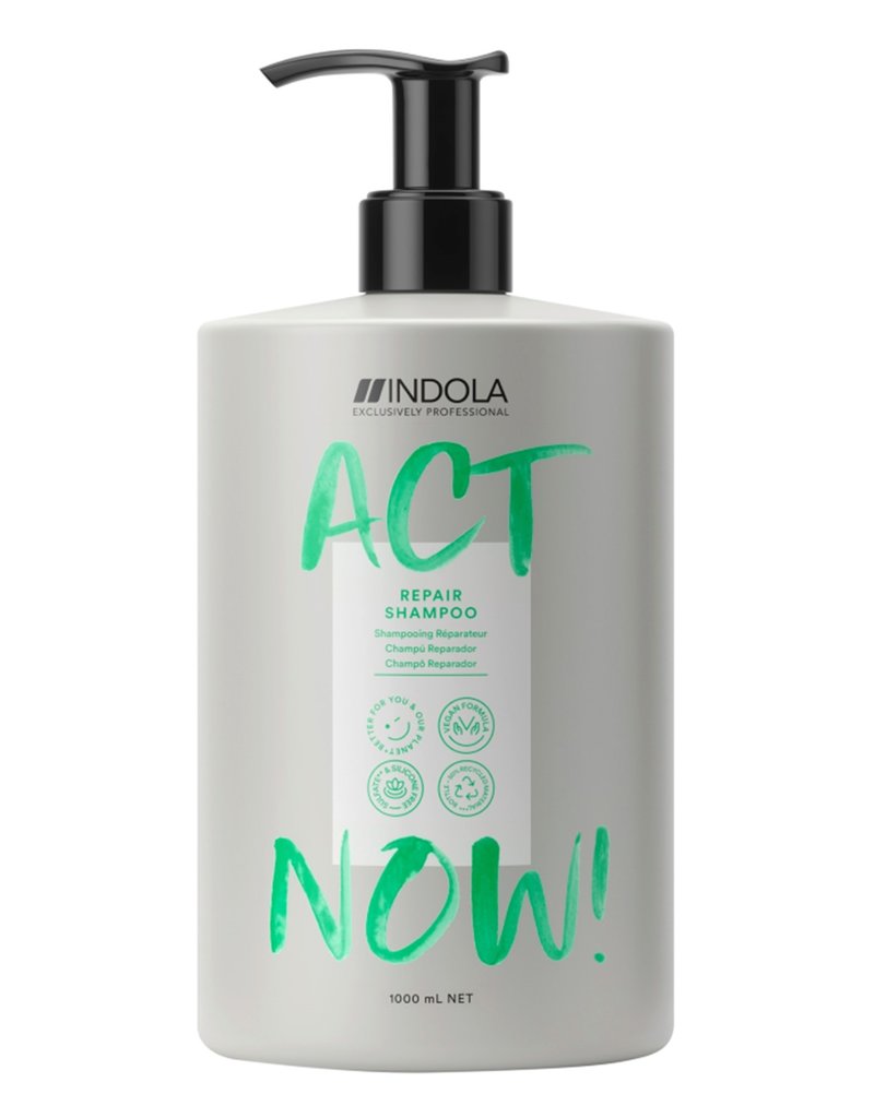 indola Indola Act Now Moisture Hydratant Shampoo 1000ml. pomp