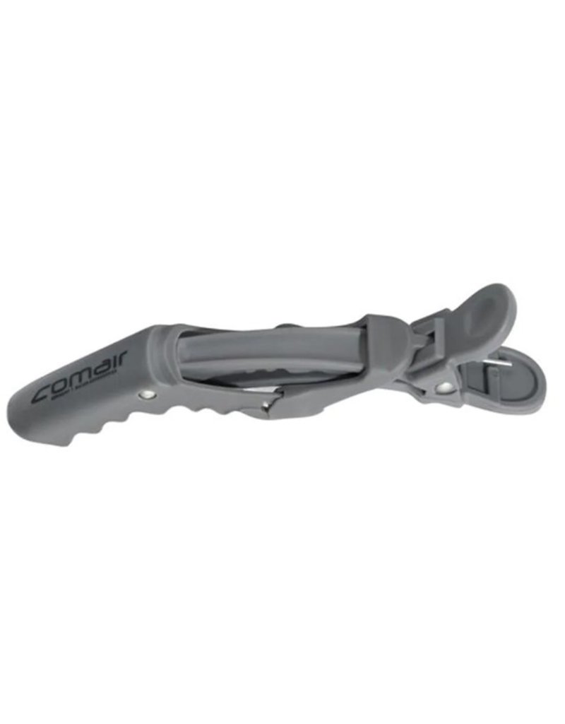 Comair Krokodil Klem 4stuks  Grijs 11.5cm #