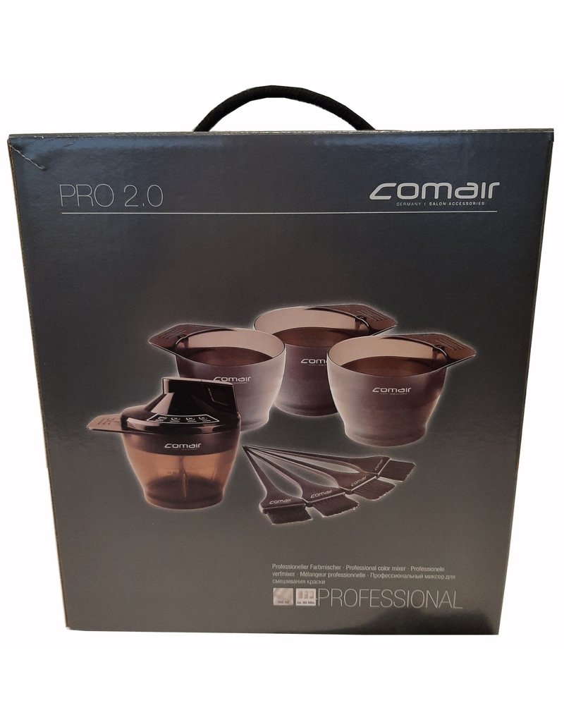 Comair Verfmixer oplaadbaar set 4 mengbakken en 4 verfkwasten