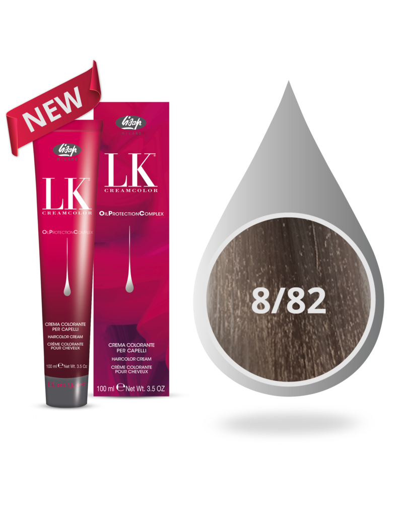 8.82  LK OPC HAARVERF 100ml Licht Ash Glanzend Blond.