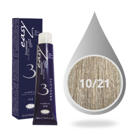 absoluut 10.21  Lisap Absolute3 verf tube 60ml Licht Cool Asch Blond