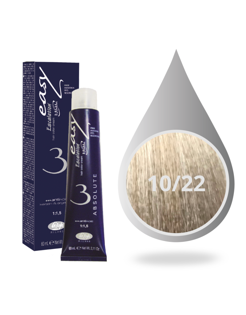 Absolute 10.22 Lisap Absolute 3 verf tube 60ml. Mat Platina Blond