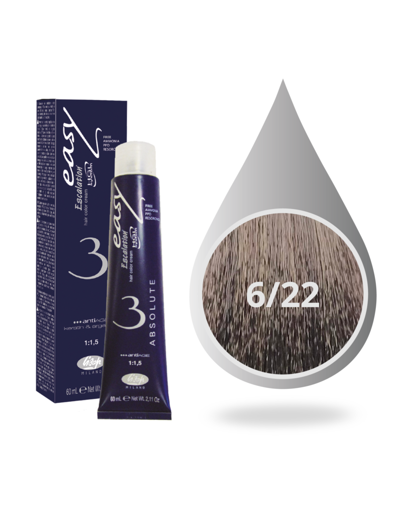 Absolute 6.22 Lisap Absolute 3 verf tube 60ml. Mat Donker Blond