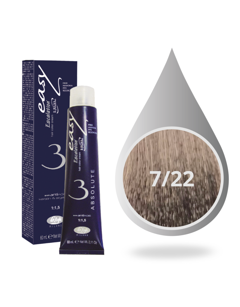 Absolute 7.22 Lisap Absolute 3 verf tube 60ml.Mat Blond #