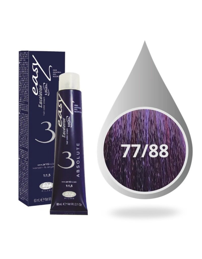 Absolute 77.88 Lisap Absolute 3 tube 60ml. Diep intens Violet Blond