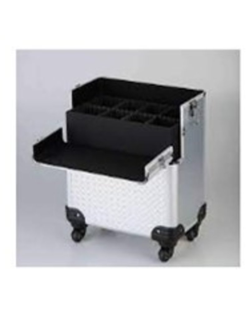 Sibel BeautyCase Trolley Zilver H72xB36xD23