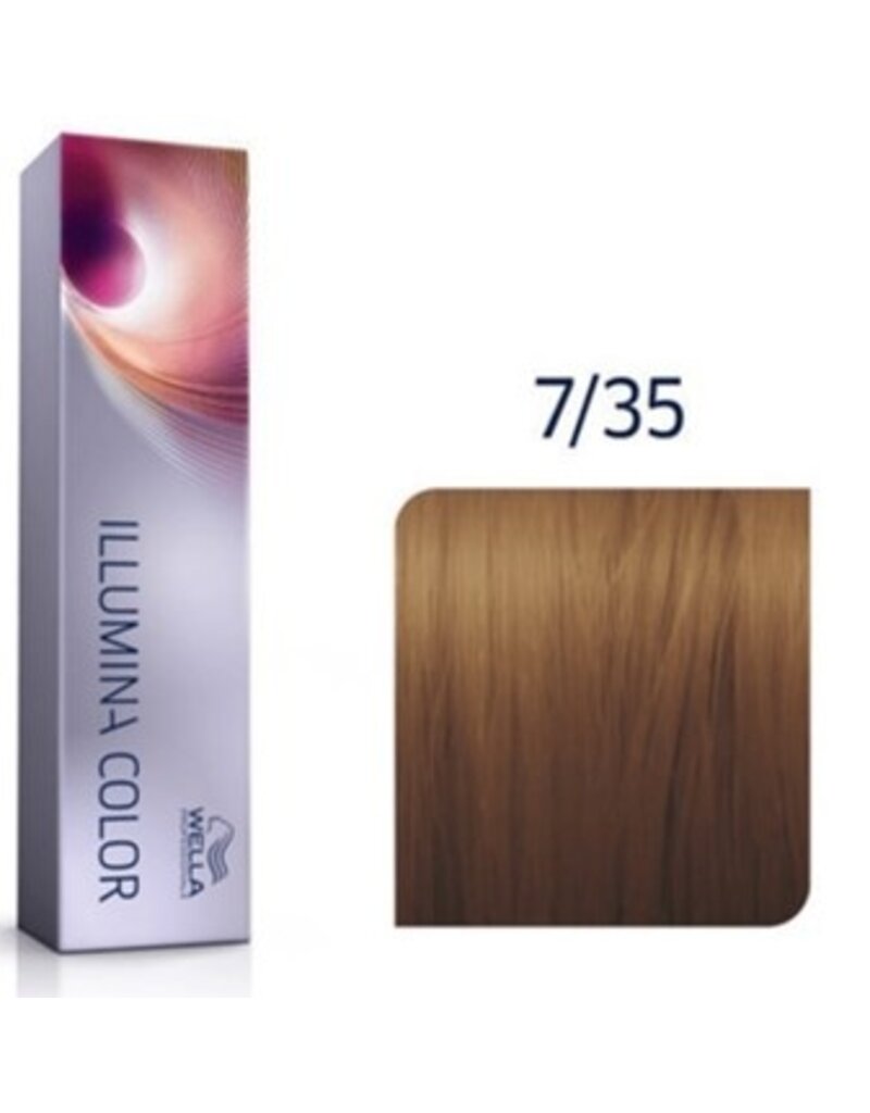 Illumina 7.35  Illumina Color 60ml Midden Blond Goud Mahonie