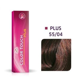 Wella Color Touch 55.04 Color Touch Plus 60ml  L.Bruin Int. Nat. Rood