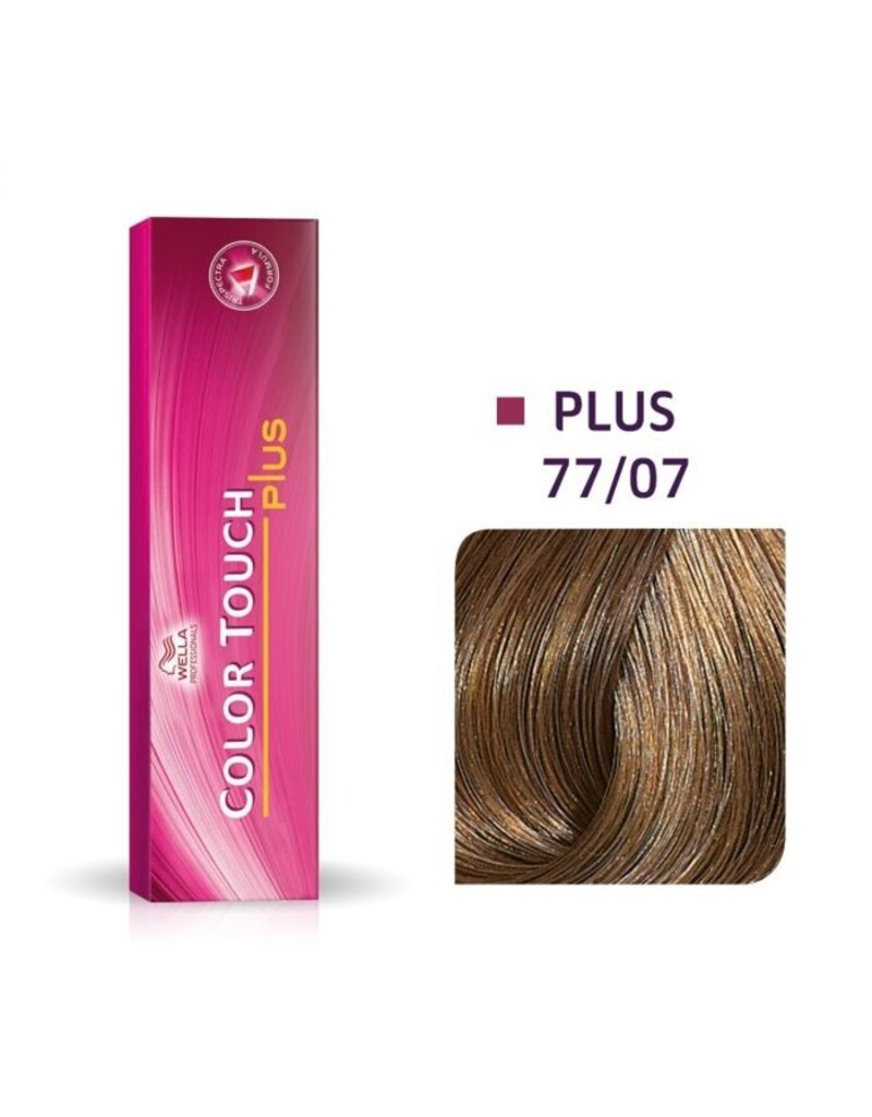 Wella Color Touch 77.07 Color Touch Plus 60ml.  Midden Blond Int. Natuur-Bruin