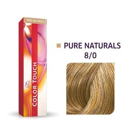 Wella Color Touch 8.0  Color Touch Pure Naturals 60ml.  Licht  Blond