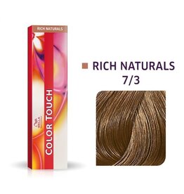 Wella Color Touch 7.3  Color Touch Rich Naturals 60ml.  Midden Blond Goud