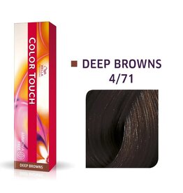Wella Color Touch 4.71 Color Touch Diep Brown 60ml  Midden Bruin Bruin Asch