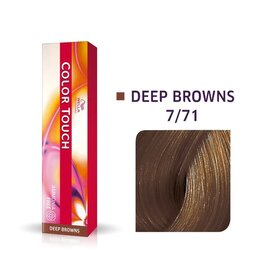 Wella Color Touch 7.71 Color Touch Deep Braun 60ml. Midden Blond Bruin Asch