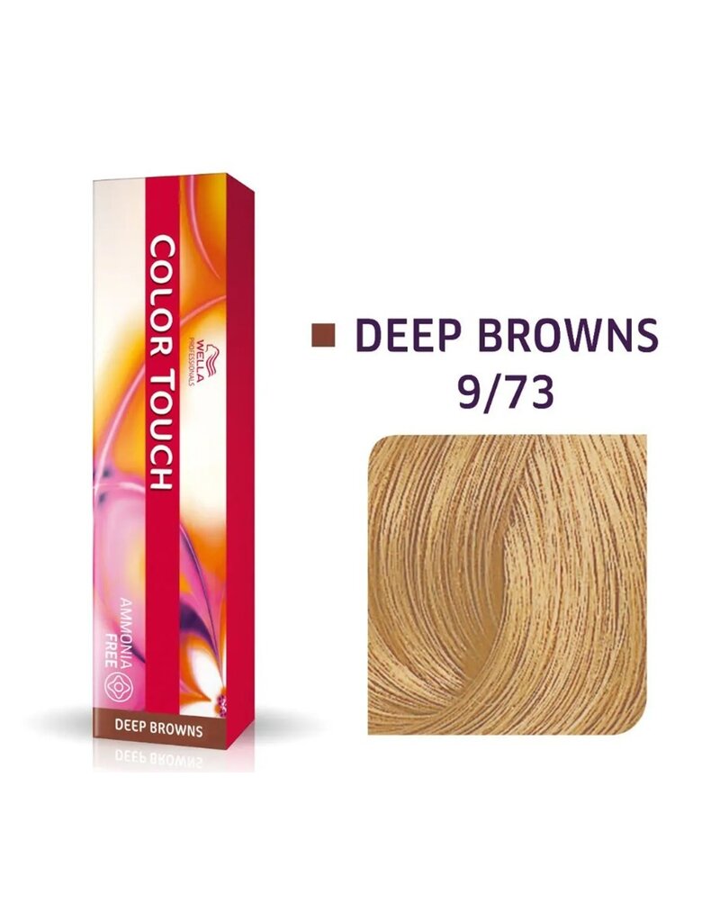 Wella Color Touch 9.73  Color Touch Deep Braun 60ml. Licht Blond Bruin Goud