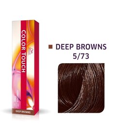 wella 5.73  Color Touch Deep Bruin 60ml  Licht Bruin Goud Bruin