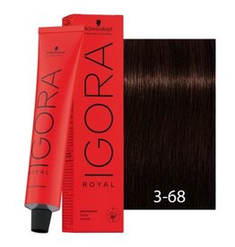 Igora 3.68  Igora Royal 60ml. Donkerbruin Roodbruinrood