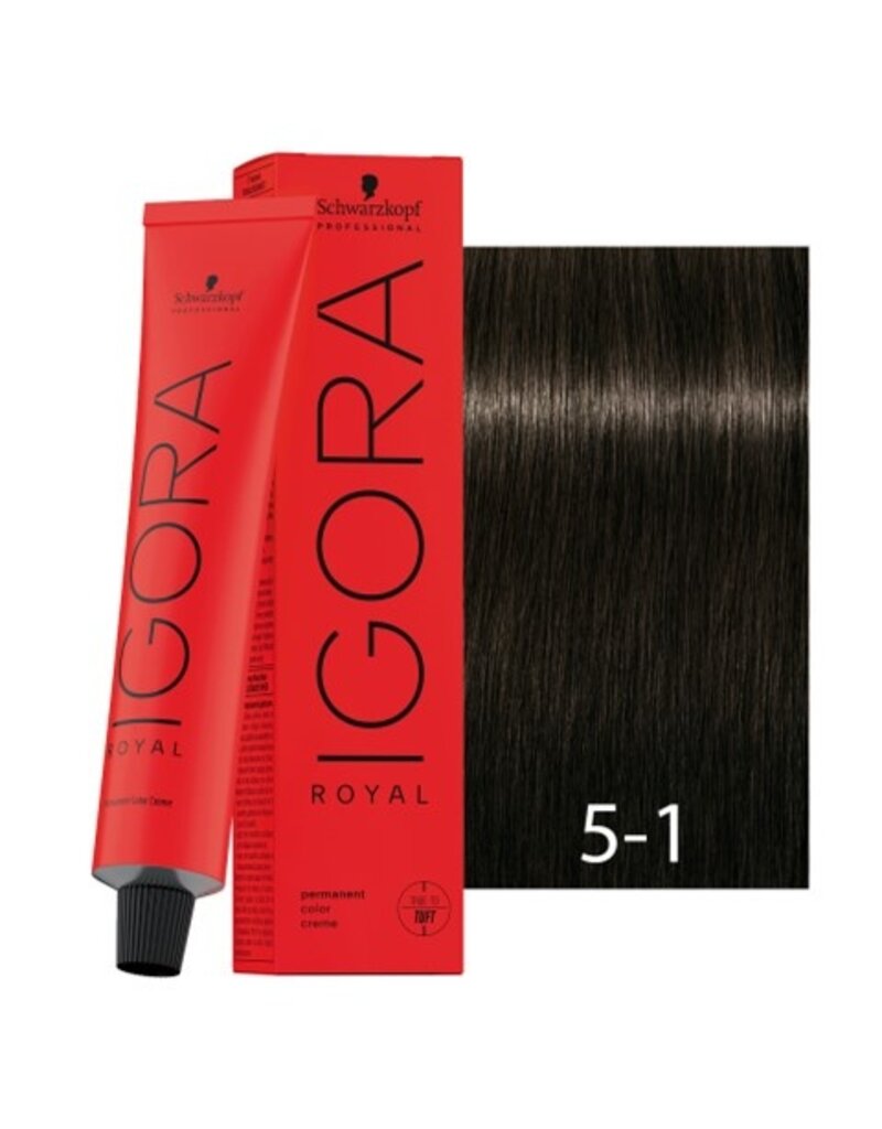 Igora 5-1 Igora Royal 60ml Lichtbruin Cendré