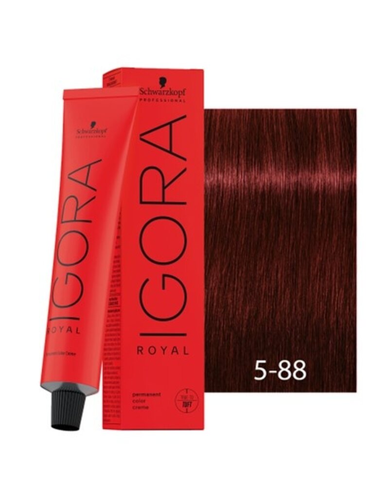 Igora 5.88  Igora Royal 60ml. Licht Bruin Rood extra