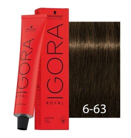 Igora 6.63  Igora Royal 60ml. D.Blond Roodbruin mat