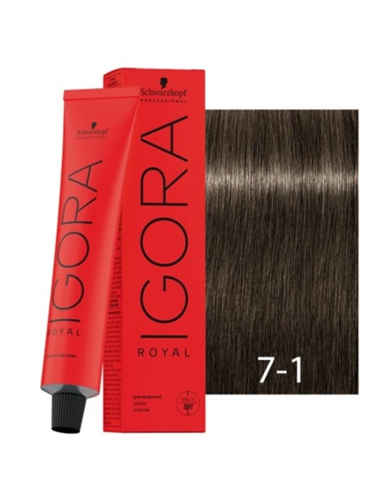 Igora 7-1 Igora Royal 60ml Middelblond Cendré