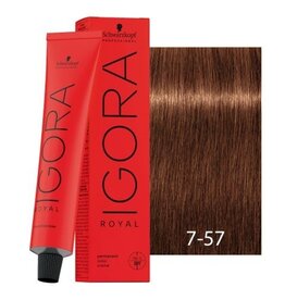 Igora 7-57 Igora Royal 60ml Middelblond Goud Koper !