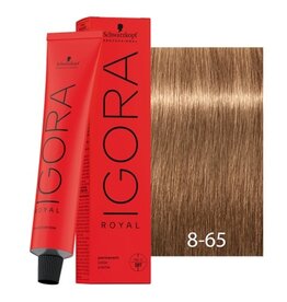 Igora 8.65   Igora Royal 60ml. Licht Blond Rood Bruin Goud