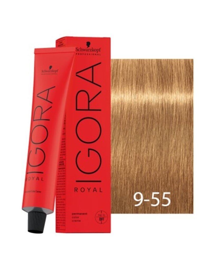 Igora 9-55 Igora Royal 60ml Extra Lichtblond Goud Extra