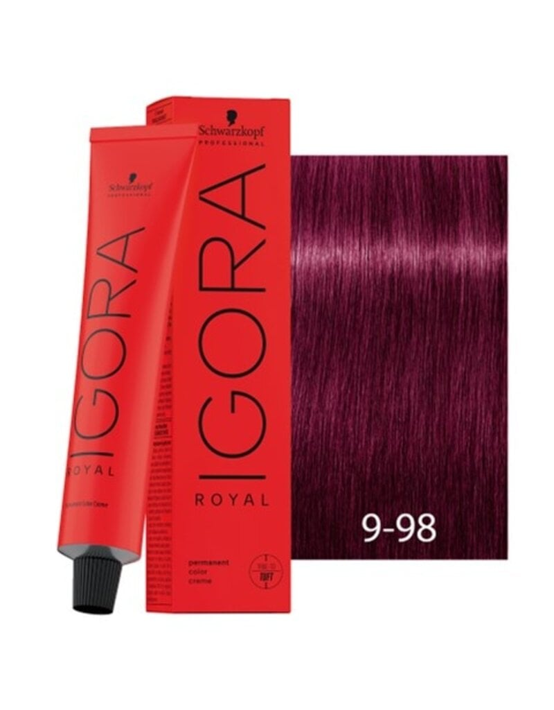 Igora 9-98   Igora Royal 60ml Extra L.Blond Violet Rood !