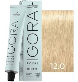 Igora 12.0  Igora Royal Highlift  60ml Speciaalblond Natuur