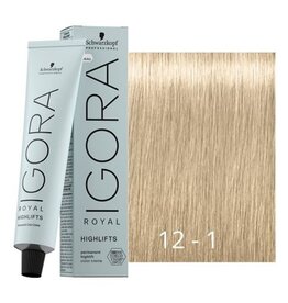 Igora 12-1 Igora Royal Highlifts 60ml Speciaalblond Cendré