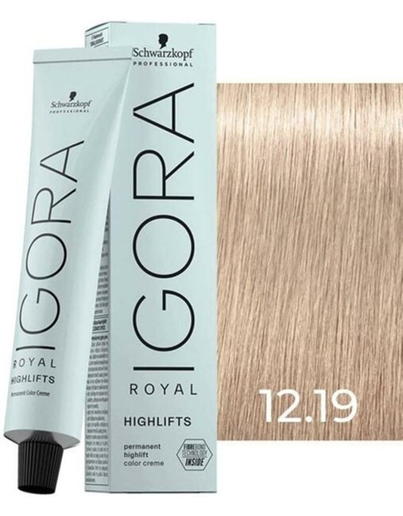 Igora 12.19  Igora Royal Highlifts 60ml Speciaal Blond Cendré Violet