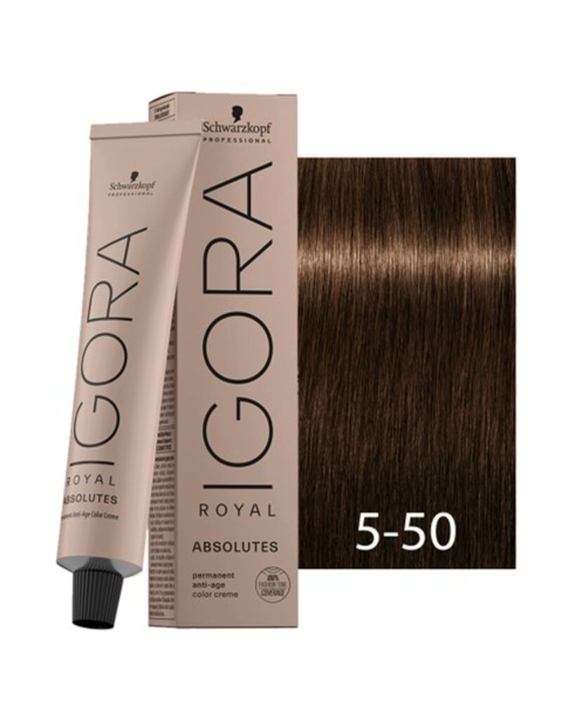 Igora 5.50  Schwarzkopf Absolute 60ml Licht Bruin Goud Natuur