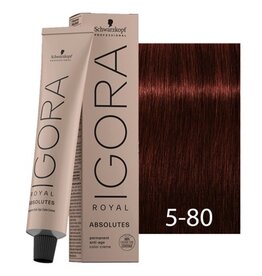 Igora 5.80  Schwarzkopf Absolute 60ml L.Bruin Rood Natuur