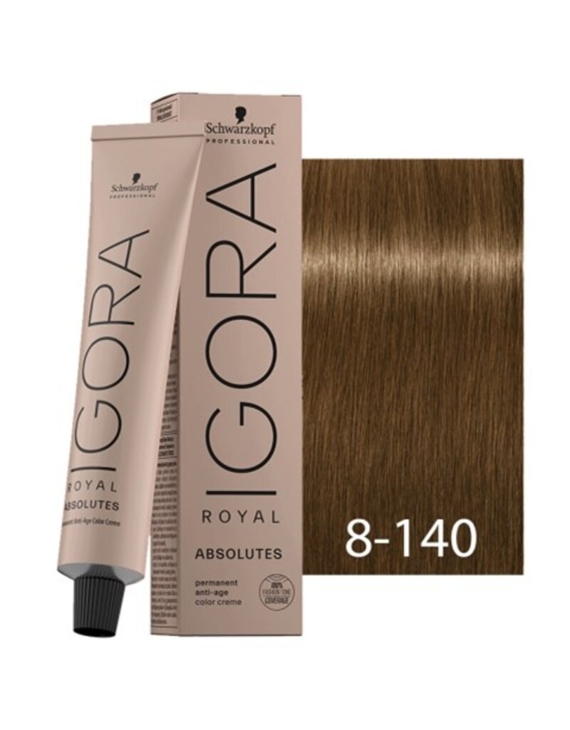 Igora 8-140  Schwarzkopf Absolute 60ml l.Blond Cendre BeigeGoud Nat