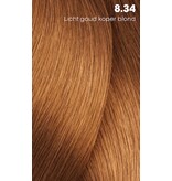 Dia Light 8.34  L'Oreal Dia Light 50ml. Licht Blond Goud Koper