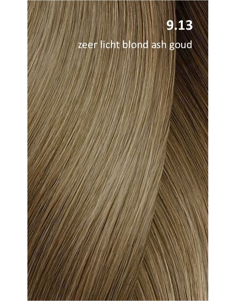 Dia Light 9.13  L'Oreal Dia Light 50ml.Zeer L.Blond Asch Goud