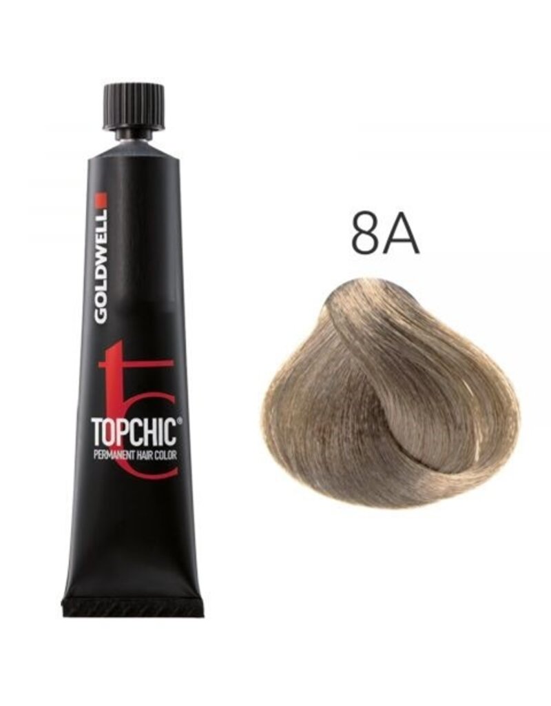 Topchic 8A  Goldwell Topchic 60ml *Licht Asch Blond