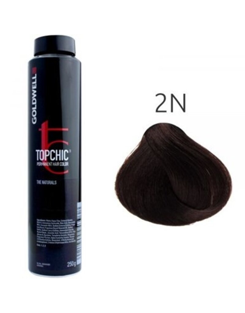 Topchic 2N  Top Chic Haircolor bus 250ML. Zwart