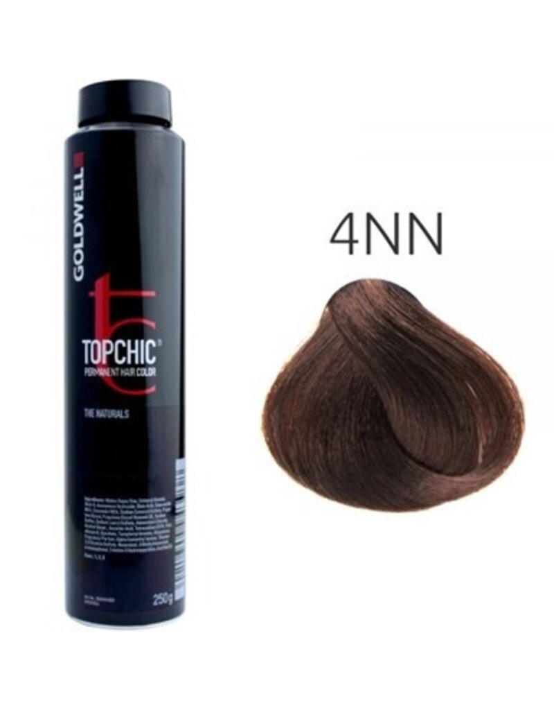 Topchic 4NN  Top Chic Haircolor bus 250ML. Middel Bruin Extra