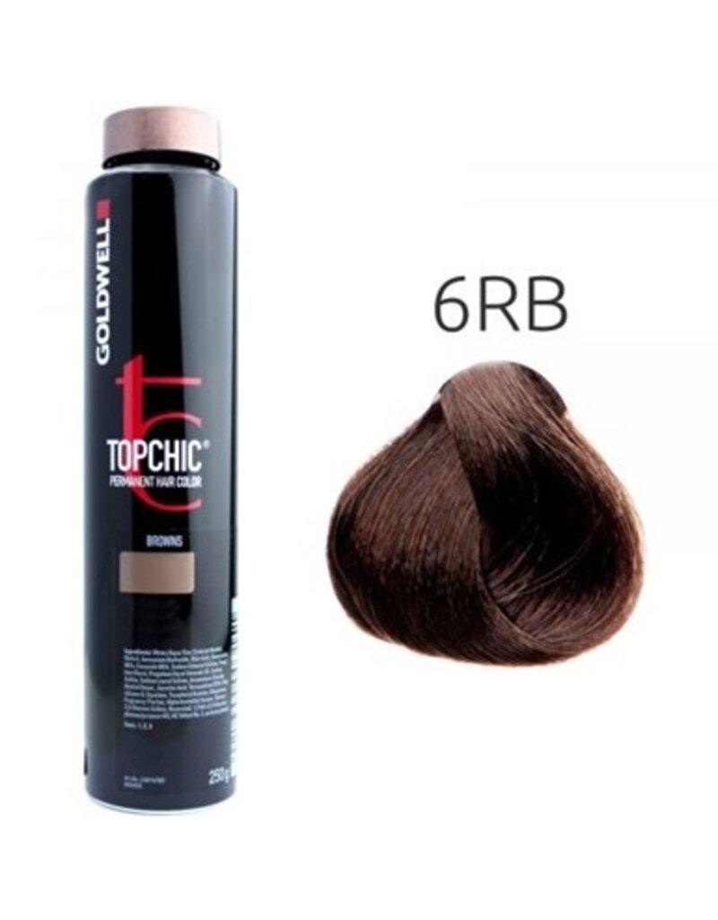 Topchic 6RB  Top Chic Haircolor bus 250ML. Rood Beuken Middel