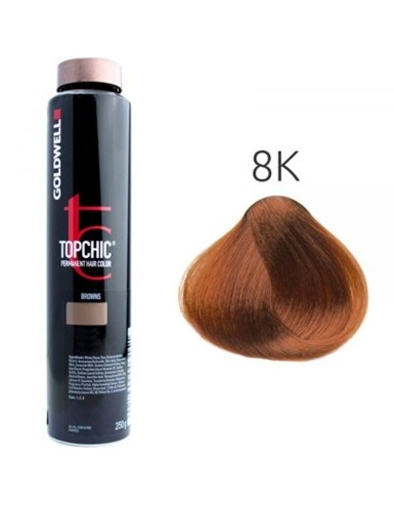 Topchic 8K  Top Chic Haircolor bus 250ML. Koper Blond licht