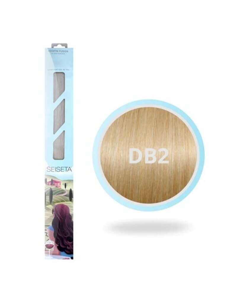 Seiseta DB2  Seiseta Extensions 40cm 25st Licht Goud Blond