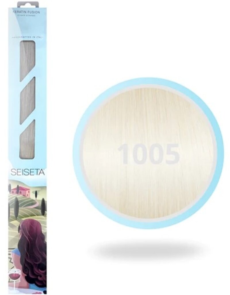 Seiseta 1005  Seiseta Extensions 50-55 cm 25st Wit Blond