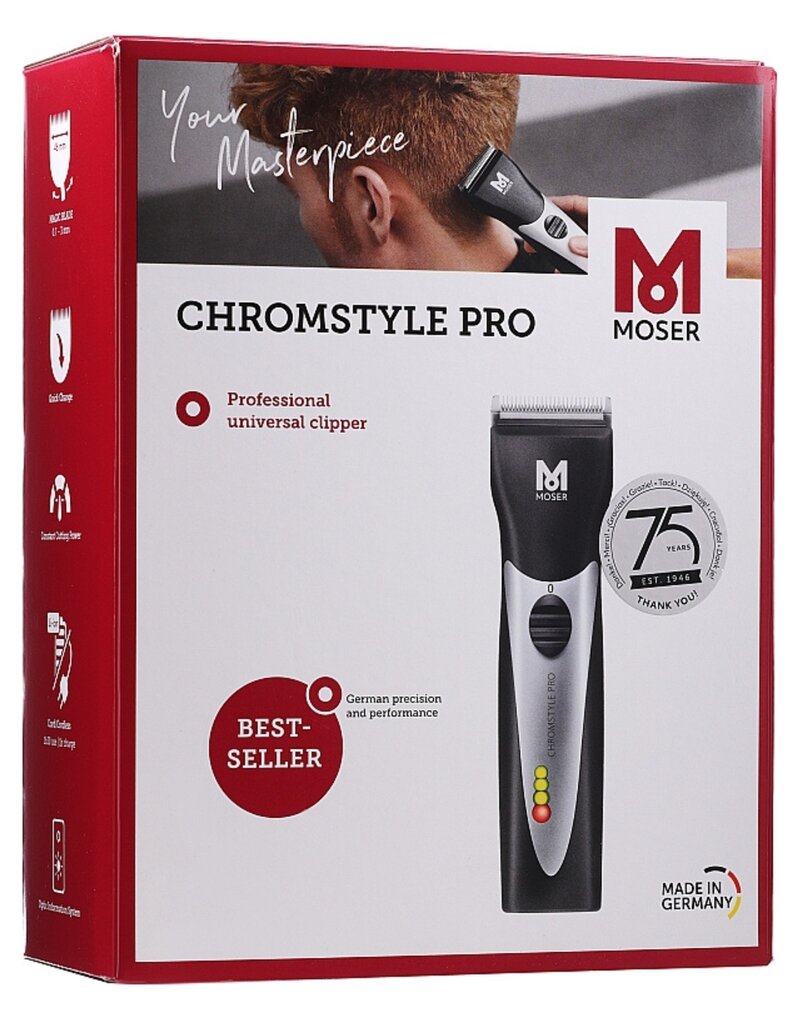 Moser Moser ChromStyle Pro Cordless Clipper 0.7 tot 3mm. 1871