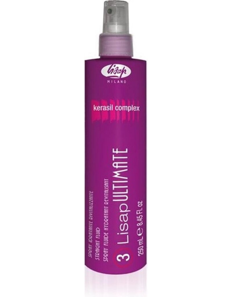 Lisap Ultimate 3  Kerasil complex Straight fluid 250ml met pomp