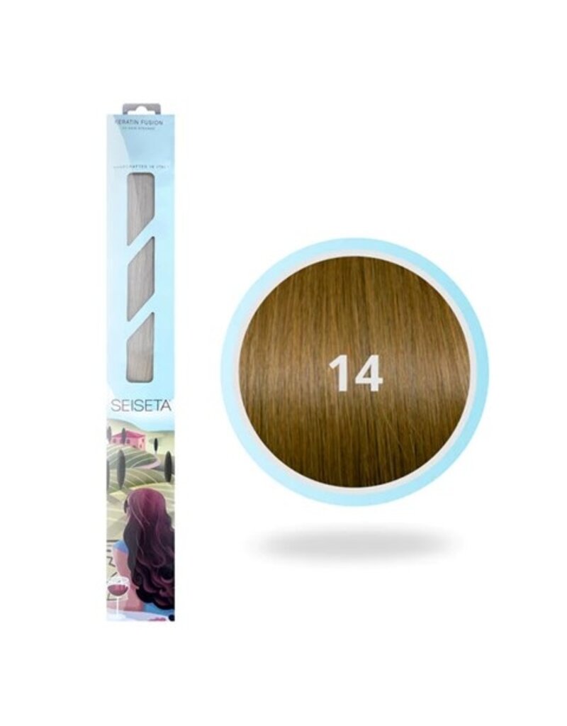 14 Seiseta extension 40cm 25stuks Blond
